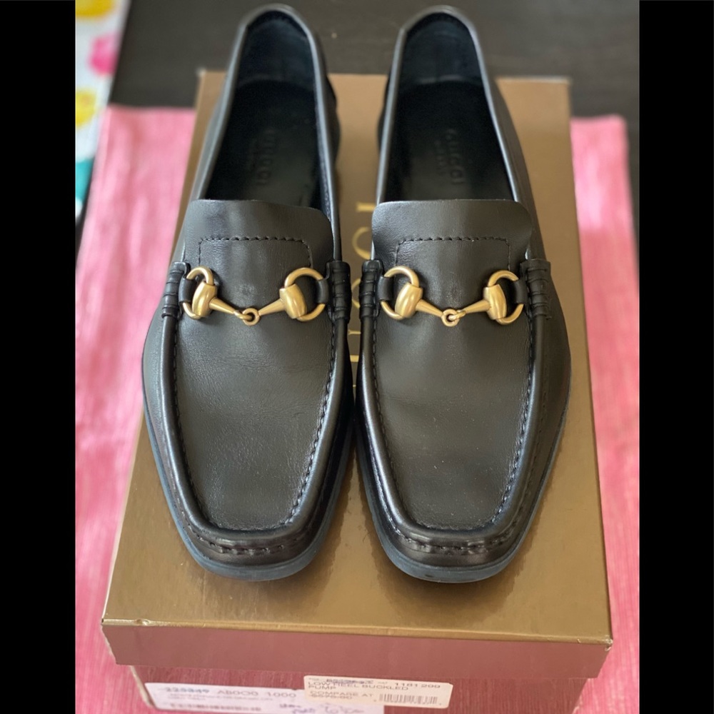Gucci leather loafers